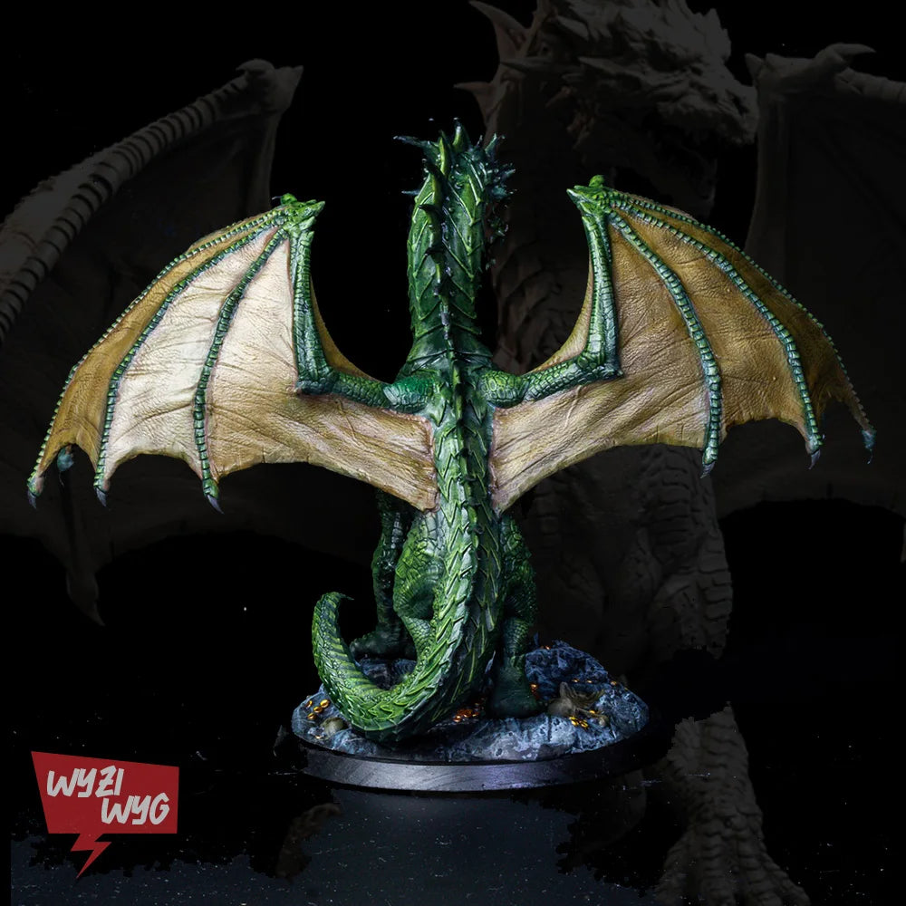 Dragon Miniature, Flyer Figure, Beast Monster, Boss, HD 3D Printed Resin Model, Action Fatansy Tabletop, Wargame, DnD