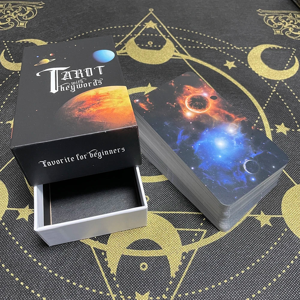 338g Dnd Tarot Big Size High Quality Mysterious Affirmation Cards Board Deck English Version Spiritual Altar Astrologie Trading