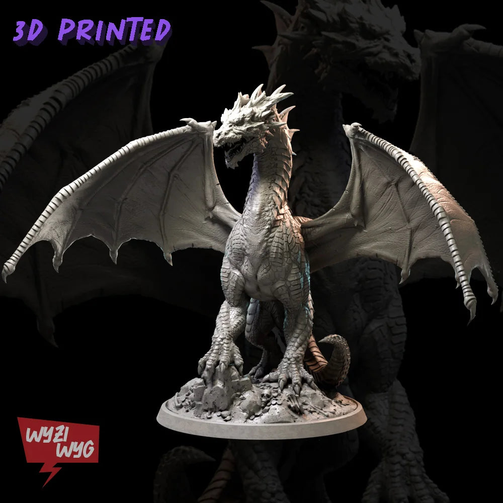 Dragon Miniature, Flyer Figure, Beast Monster, Boss, HD 3D Printed Resin Model, Action Fatansy Tabletop, Wargame, DnD