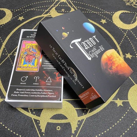 338g Dnd Tarot Big Size High Quality Mysterious Affirmation Cards Board Deck English Version Spiritual Altar Astrologie Trading